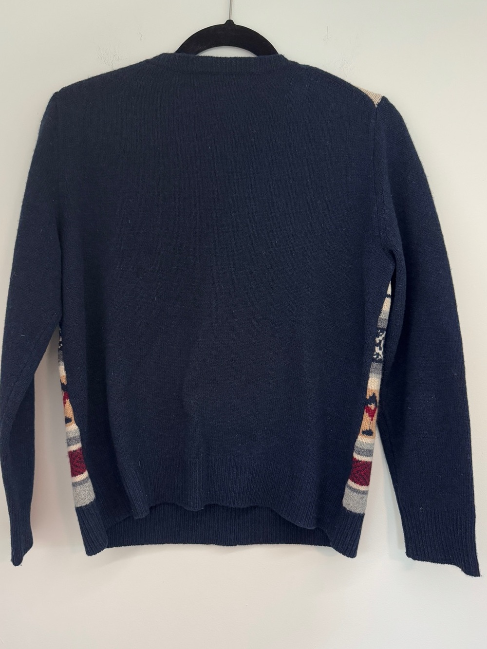 J. Crew Fair Isle Rhinestone Jeweled 100% Wool Sweater - Picture 7 of 8